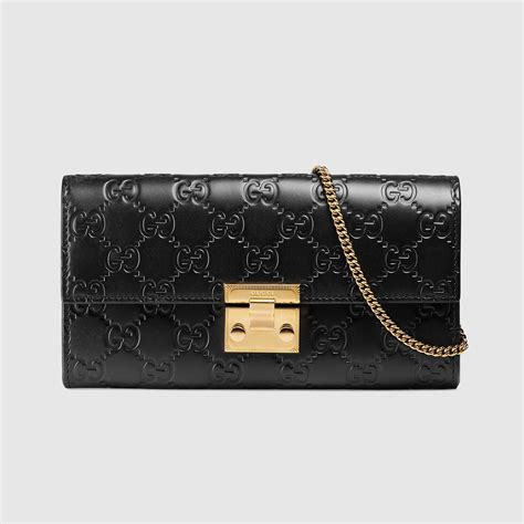 gucci padlock continental wallet|Gucci continental wallets for women.